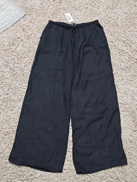 Streetwear Society Pants - NWT Streetwear Society Pants Wide Leg Pull On XL Black Lightweight